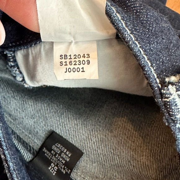 ✨ RARE VINTAGE Y2K SERGIO VALENTE Straight Leg Jeans 28x32.5" Tall Denim Western - Picture 8 of 12